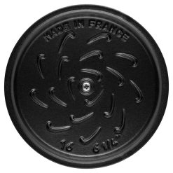 Staub 1.5 Qt. Petite French Oven | Matte Black -Le Creuset sales 1.5qt petite french oven i