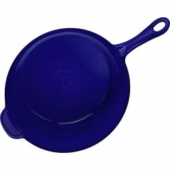 Staub 2.9 Qt Cast Iron Daily Pan | Dark Blue -Le Creuset sales 1010647 4