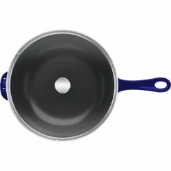 Staub 2.9 Qt Cast Iron Daily Pan | Dark Blue -Le Creuset sales 1010647 5
