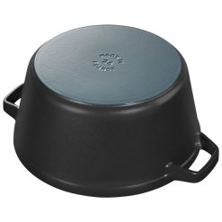 Staub Stackable Cocotte, Braiser, And Grill Pan With Lid | Black 18 Staub Stackable Cocotte, Braiser, And Grill Pan With Lid | Black -Le Creuset sales 1010886 0