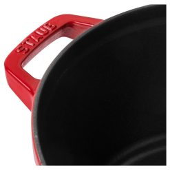 Staub Stackable Cocotte, Braiser, And Grill Pan With Lid | Cherry 9 Staub Stackable Cocotte, Braiser, And Grill Pan With Lid | Cherry -Le Creuset sales 1010887 0