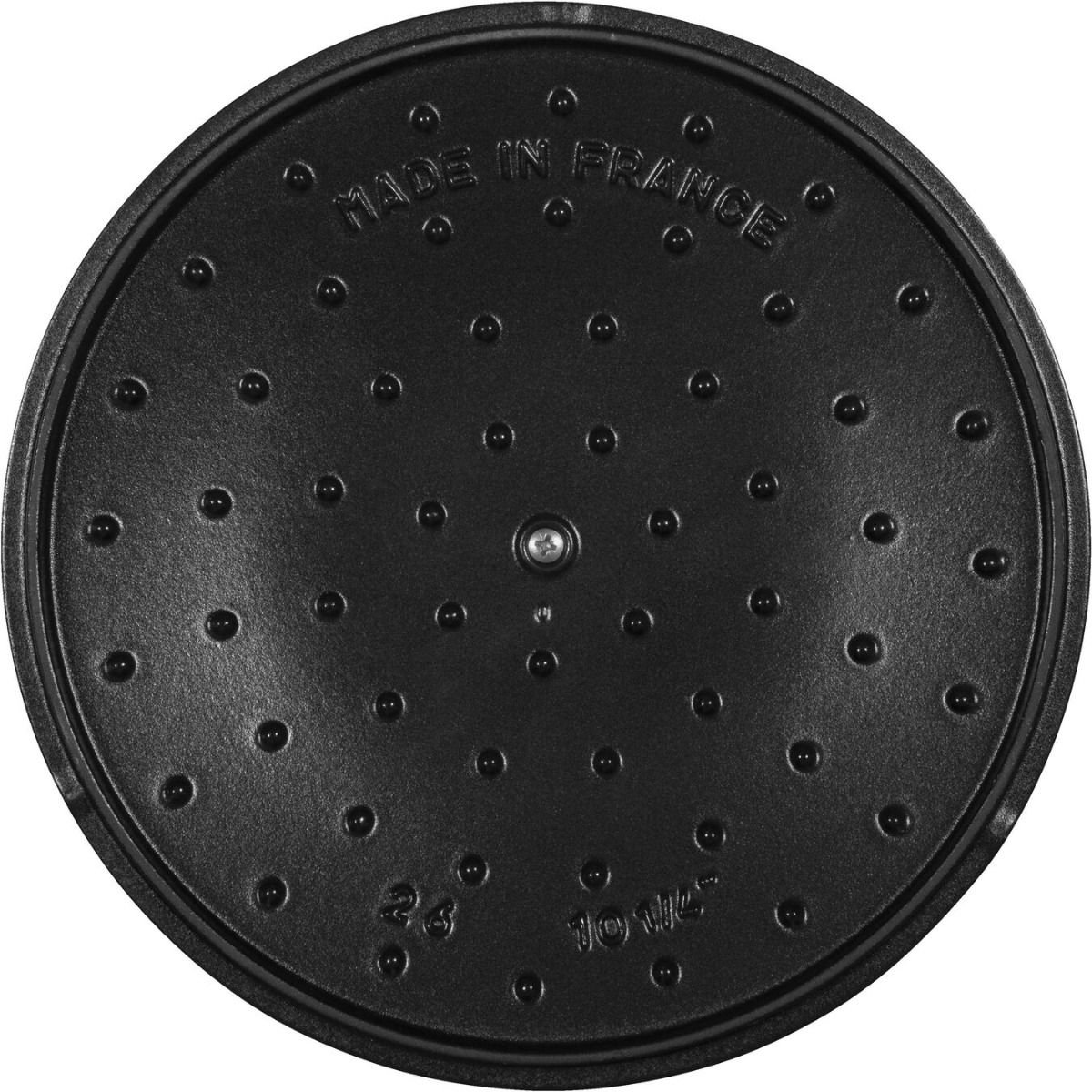 Staub Stackable Cocotte, Braiser, and Grill Pan with Lid | Black Staub Stackable Cocotte, Braiser, And Grill Pan With Lid | Black -Le Creuset sales 1021322 10