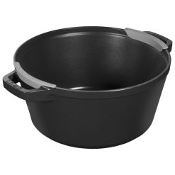 Staub Stackable Cocotte, Braiser, And Grill Pan With Lid | Black 17 Staub Stackable Cocotte, Braiser, And Grill Pan With Lid | Black -Le Creuset sales 1021322 9
