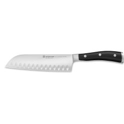 Wusthof Cutlery Wusthof Classic Ikon 7" Santoku Knife | Hollow Edge