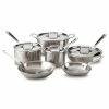 All-Clad D5 Brushed Stainless Steel Cookware Set | 10-Piece -Le Creuset sales 10pccookware