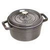 Staub 2.75 Qt. Round Cocotte/Dutch Oven | Graphite Grey -Le Creuset sales 1102218