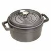 Staub 2.75 Qt. Round Cocotte/Dutch Oven | Graphite Grey -Le Creuset sales 1102218