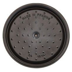 Staub 5.5 Qt. Round Cocotte/Dutch Oven | White -Le Creuset sales 1102602 white staub cocotte 1