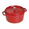 Staub 7 Qt. Round Cocotte/Dutch Oven | Cherry Red