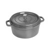 Staub 7 Qt. Round Cocotte/Dutch Oven | Graphite Grey -Le Creuset sales 1102818 1