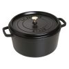 Staub 9 Qt. Round Cocotte/Dutch Oven | Matte Black 1 Staub 9 Qt. Round Cocotte/Dutch Oven | Matte Black -Le Creuset sales 1103025 1