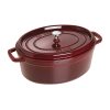 Staub 7 Qt. Oval Cocotte/Dutch Oven | Grenadine -Le Creuset sales 1103387 1