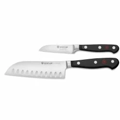 Wusthof Cutlery Wusthof Classic 2-Piece Mini Asian Knife Set | Santoku & Paring