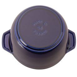 Staub 1.5 Qt. Petite French Oven | Dark Blue -Le Creuset sales 11721691 3