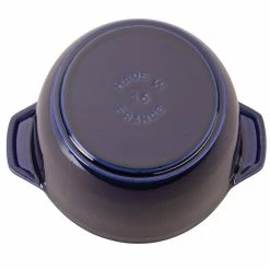 Staub 1.5 Qt. Petite French Oven | Dark Blue -Le Creuset sales 11721691 3