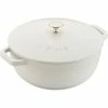 Staub 3.75 Qt. Essential French Oven | White -Le Creuset sales 11732402 2000x2000