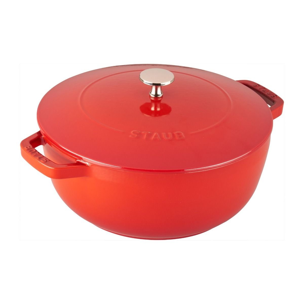 Staub 3.75 Qt. Essential French Oven | Cherry Red Staub 3.75 Qt. Essential French Oven | Cherry Red -Le Creuset sales 11732406 1 1