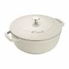 Staub 3.75 Qt Essential French Oven | White Truffle