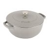 Staub 3.75 Qt. Essential French Oven | Graphite Grey -Le Creuset sales 11732418 1 1