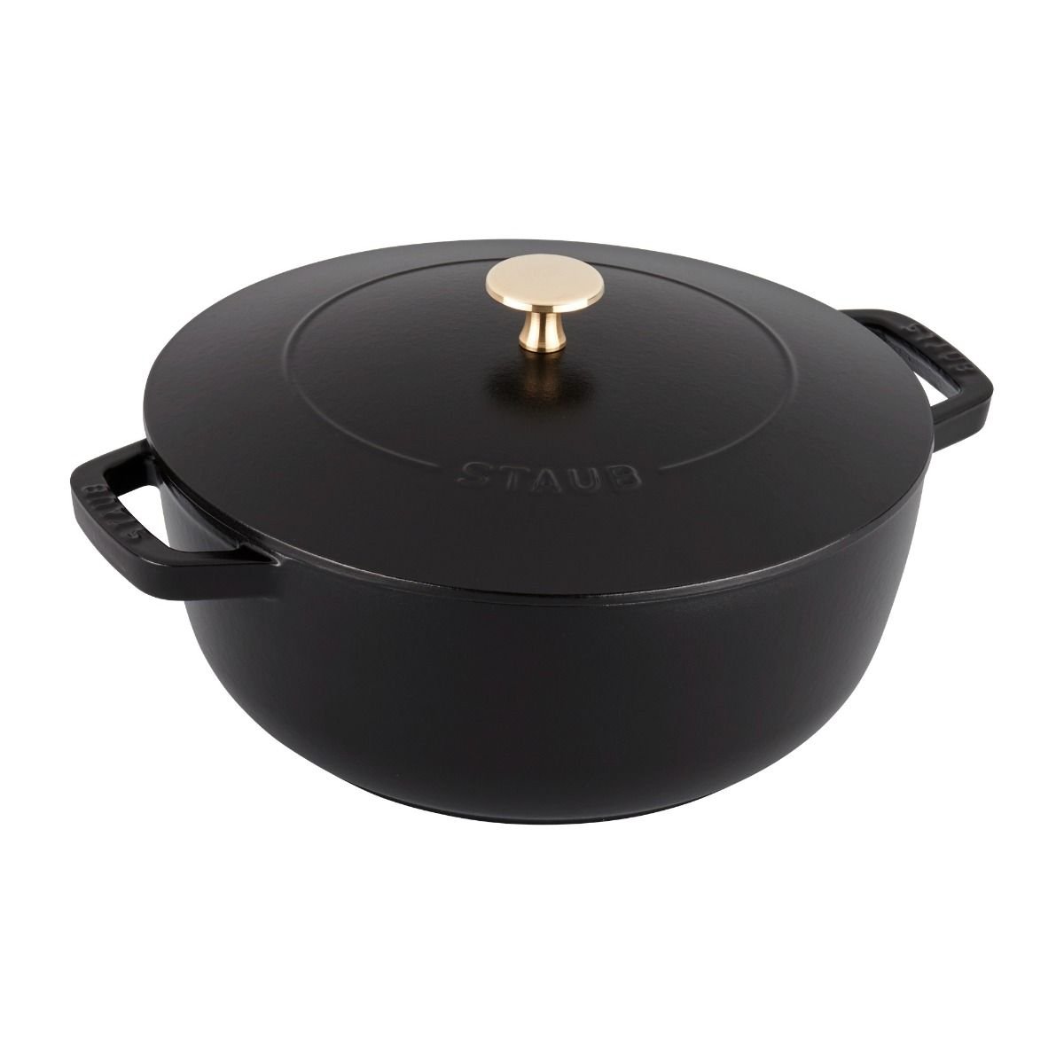 Staub 3.75 Qt. Essential French Oven | Matte Black Staub 3.75 Qt. Essential French Oven | Matte Black -Le Creuset sales 11732423 black