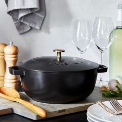 Staub 3.75 Qt. Essential French Oven | Matte Black 6 Staub 3.75 Qt. Essential French Oven | Matte Black -Le Creuset sales 11732423 ls 01