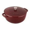 Staub 3.75 Qt. Essential French Oven | Grenadine -Le Creuset sales 11732487 1 1