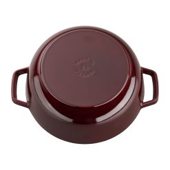 Staub 3.75 Qt. Essential French Oven With Rooster Lid | Grenadine -Le Creuset sales 11752487 2