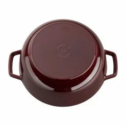 Staub 3.75 Qt. Essential French Oven With Rooster Lid | Grenadine -Le Creuset sales 11752487 2