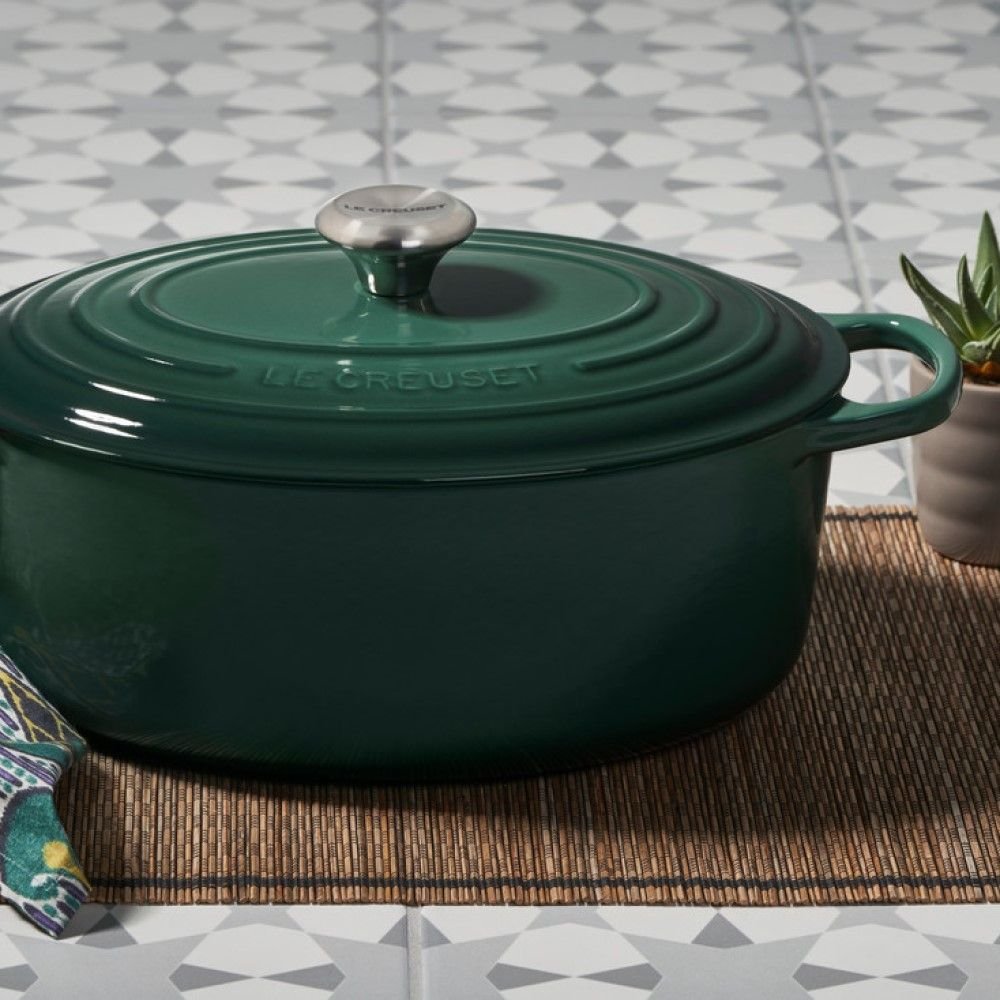 Le Creuset 6.75 Qt. Oval Signature Dutch Oven with Stainless Steel Knob | Artichaut Le Creuset 6.75 Qt. Oval Signature Dutch Oven With Stainless Steel Knob | Artichaut -Le Creuset sales 12119scr 4d6943c1f5e69b7