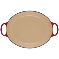 Le Creuset 15.5 Qt. Oval Signature Dutch Oven With Stainless Steel Knob | Cerise/Cherry Red -Le Creuset sales 13431scr 7591a5f70beda43