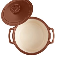 Emile Henry 4-Quart Sublime Stewpot | Sienna 4 Emile Henry 4-Quart Sublime Stewpot | Sienna -Le Creuset sales 144740 sublime dutch oven top open