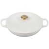 Le Creuset 3.5Qt Signature Braiser Eiffel Tower Collection | White -Le Creuset sales 16912scr 4f881f0f4251046