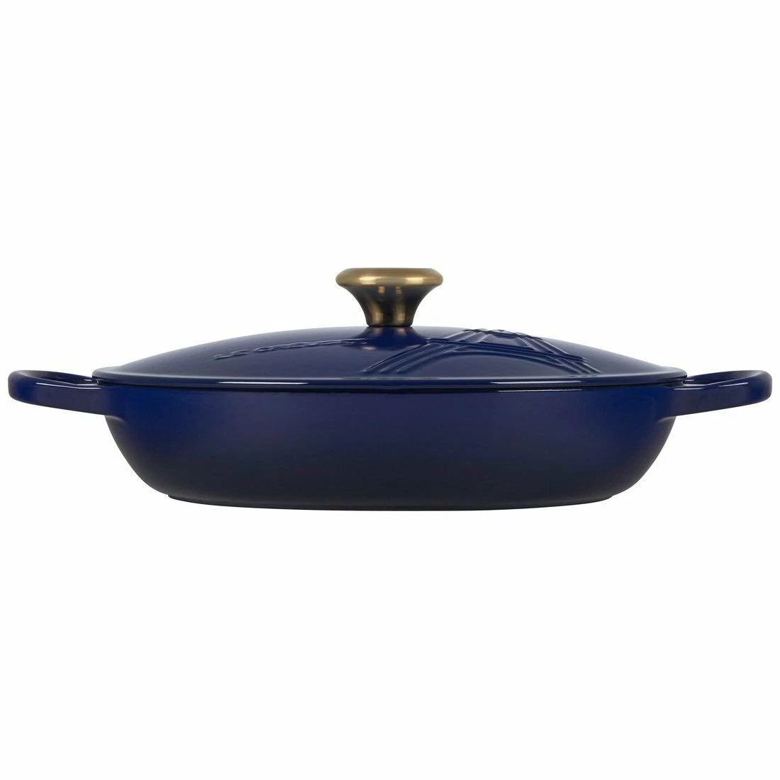 Le Creuset 3.5Qt Signature Braiser Eiffel Tower Collection | Indigo 6 Le Creuset 3.5Qt Signature Braiser Eiffel Tower Collection | Indigo - Image 4