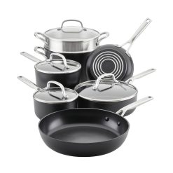 KitchenAid Non-Electrics KitchenAid Hard Anodized Induction Cookware Set | 11-Piece