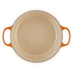 Le Creuset 9 Qt. Round Signature Dutch Oven With Stainless Steel Knob | Flame Orange -Le Creuset sales 302ss d