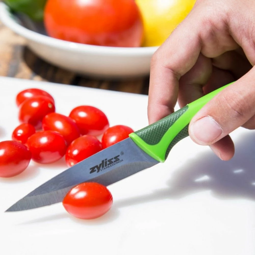 Zyliss 3.25" Paring Knife | Green 4 Zyliss 3.25" Paring Knife | Green - Image 2