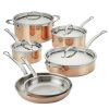 Hestan CopperBond Induction Cookware 10-Piece Set 1 Hestan CopperBond Induction Cookware 10-Piece Set -Le Creuset sales 31592 copperbond induction cookware