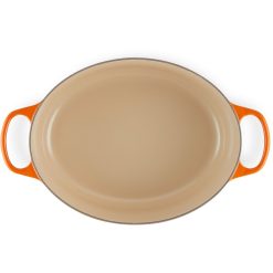 Le Creuset 9.5 Qt. Oval Signature Dutch Oven With Stainless Steel Knob | Flame Orange -Le Creuset sales 352ss d