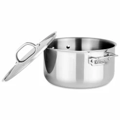 Viking Titanium 7 Ply Mirror 10-Piece Cookware Set -Le Creuset sales 37157