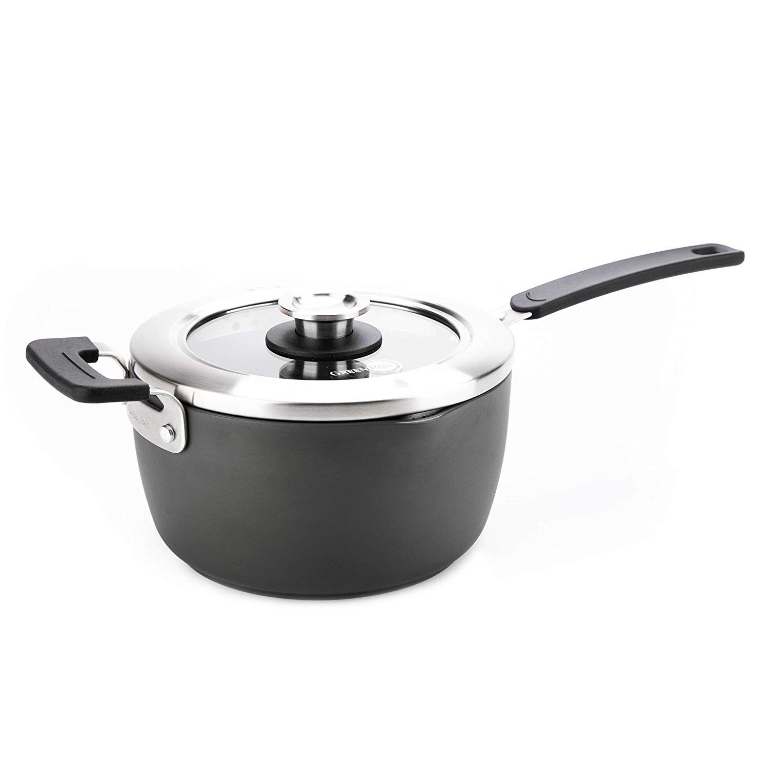 GreenPan Levels 11-Piece Nonstick Stackable Cookware Set GreenPan Levels 11-Piece Nonstick Stackable Cookware Set -Le Creuset sales 3 quart saucepan 2