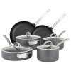 Viking Hard-Anodized Nonstick Cookware Set - 10 Piece 1 Viking Hard-Anodized Nonstick Cookware Set - 10 Piece -Le Creuset sales 40051 9910 viking hard anodized nonstick 10 piece cookware set