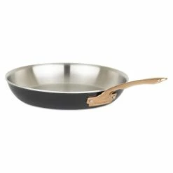 Viking 3 Ply Stainless 11-Piece Cookware Set | Black & Copper -Le Creuset sales 4014 9991c 12 in fry pan 01 1