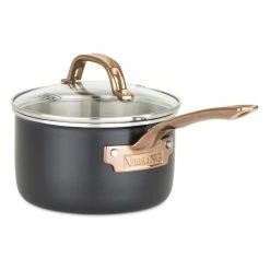 Viking 3 Ply Stainless 11-Piece Cookware Set | Black & Copper -Le Creuset sales 4014 9991c 2 qt sauce pan 01 1