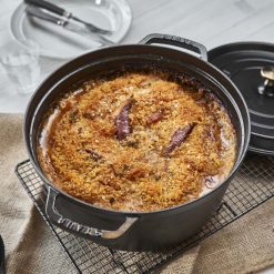 Staub 7 Qt. Round Cocotte/Dutch Oven | Matte Black 6 Staub 7 Qt. Round Cocotte/Dutch Oven | Matte Black -Le Creuset sales 40500 281 0 2