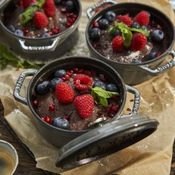 Staub 0.5 Qt. Round Cocotte/Dutch Oven | Graphite Grey -Le Creuset sales 40509 474 2 1