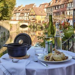 Staub 1.25 Qt. Round Cocotte/Dutch Oven | Matte Black -Le Creuset sales 40509 480 3 1