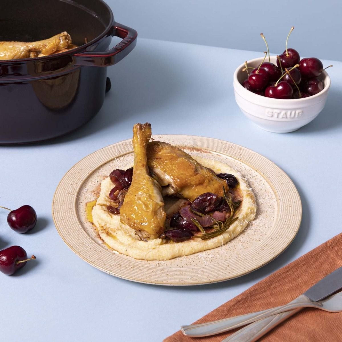 Staub 7 Qt. Oval Cocotte/Dutch Oven | Grenadine Staub 7 Qt. Oval Cocotte/Dutch Oven | Grenadine -Le Creuset sales 40509 692 0 3