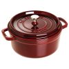 Staub 9 Qt. Round Cocotte/Dutch Oven | Grenadine 1 Staub 9 Qt. Round Cocotte/Dutch Oven | Grenadine -Le Creuset sales 40509 864 1 300dpi