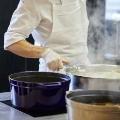 Staub 9 Qt. Round Cocotte/Dutch Oven | Dark Blue 11 Staub 9 Qt. Round Cocotte/Dutch Oven | Dark Blue -Le Creuset sales 40510 286 0 2