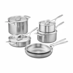 Demeyere Industry 5-Ply 10 PC Stainless Steel Cookware Set